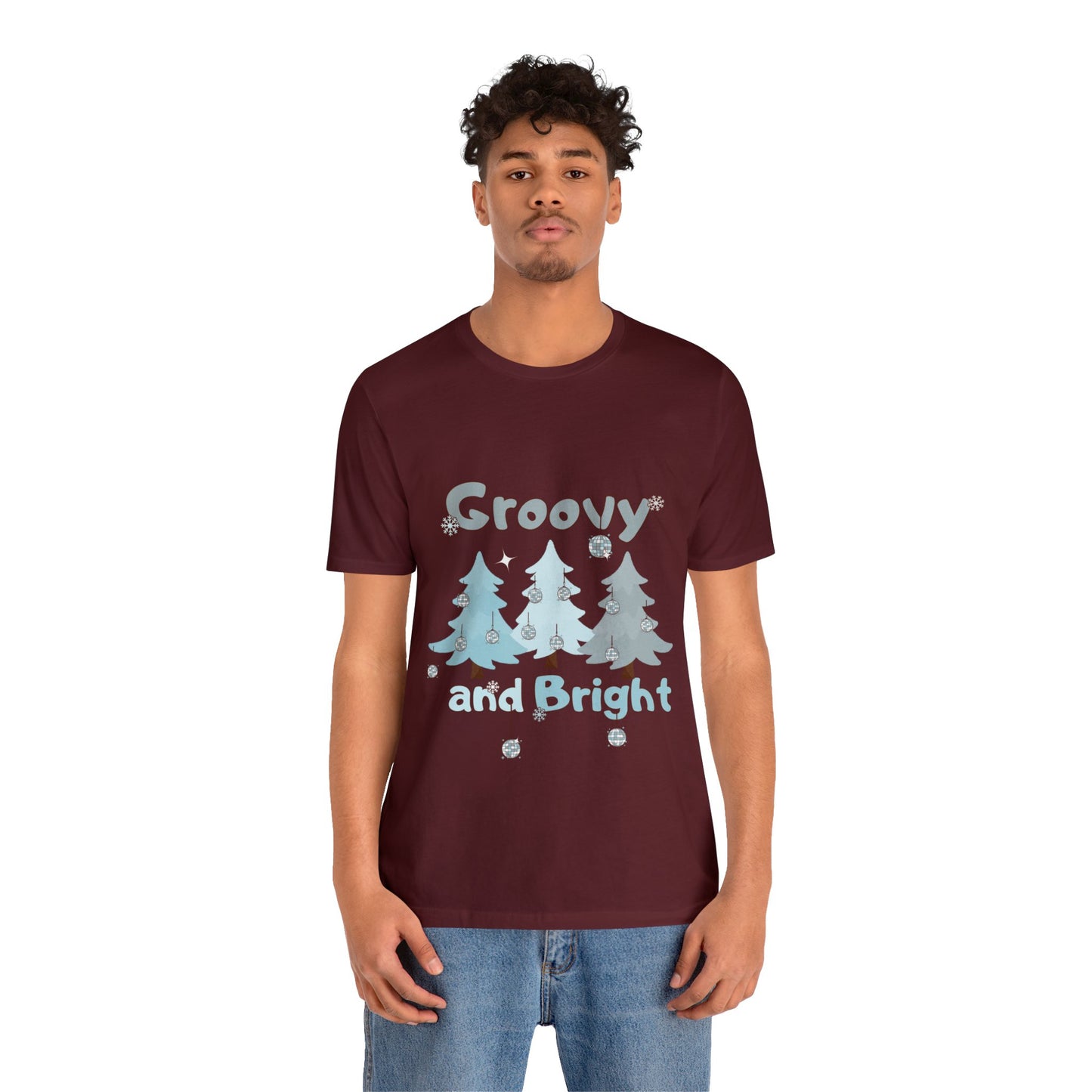 Merry and Bright Jingle Ball Christmas Tree - Unisex T-shirt
