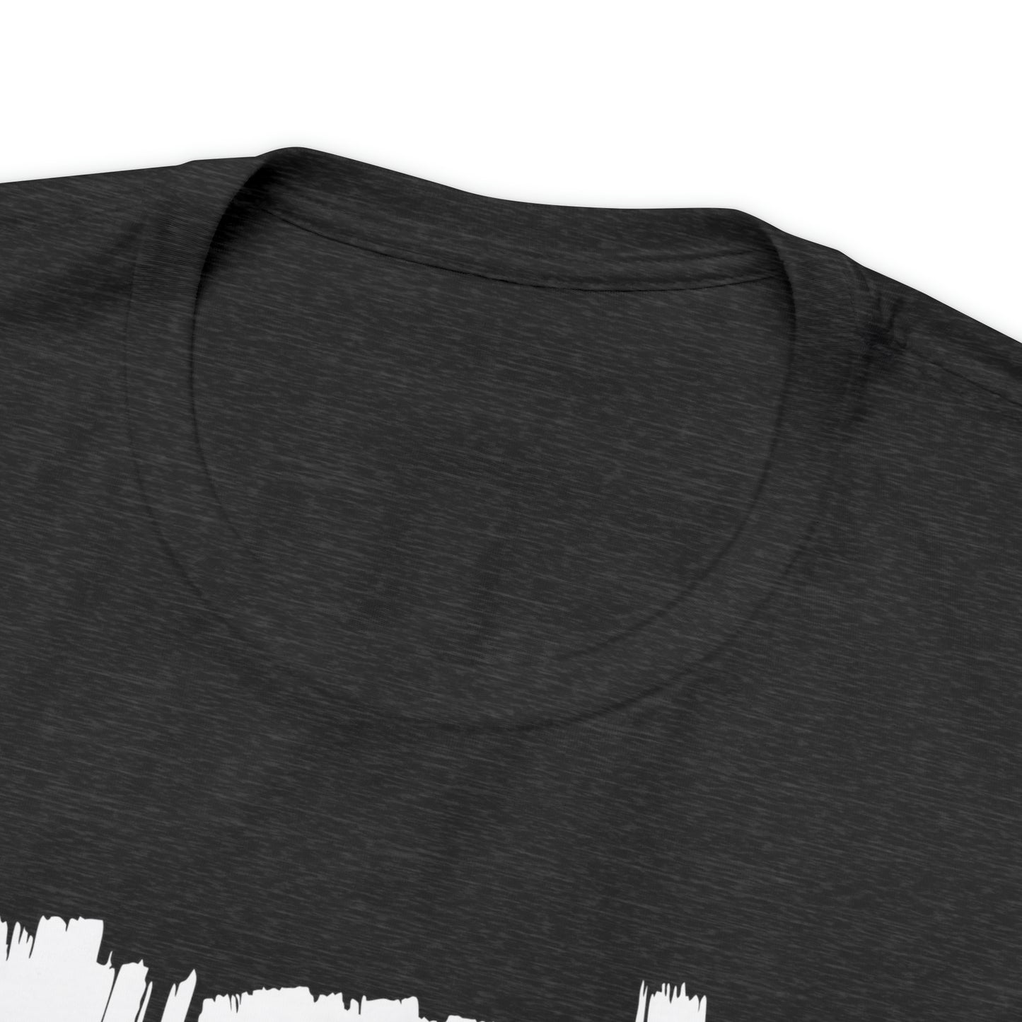 Vertical paint WHITE LETTER Elder Emo, Unisex Jersey Short Sleeve Tee