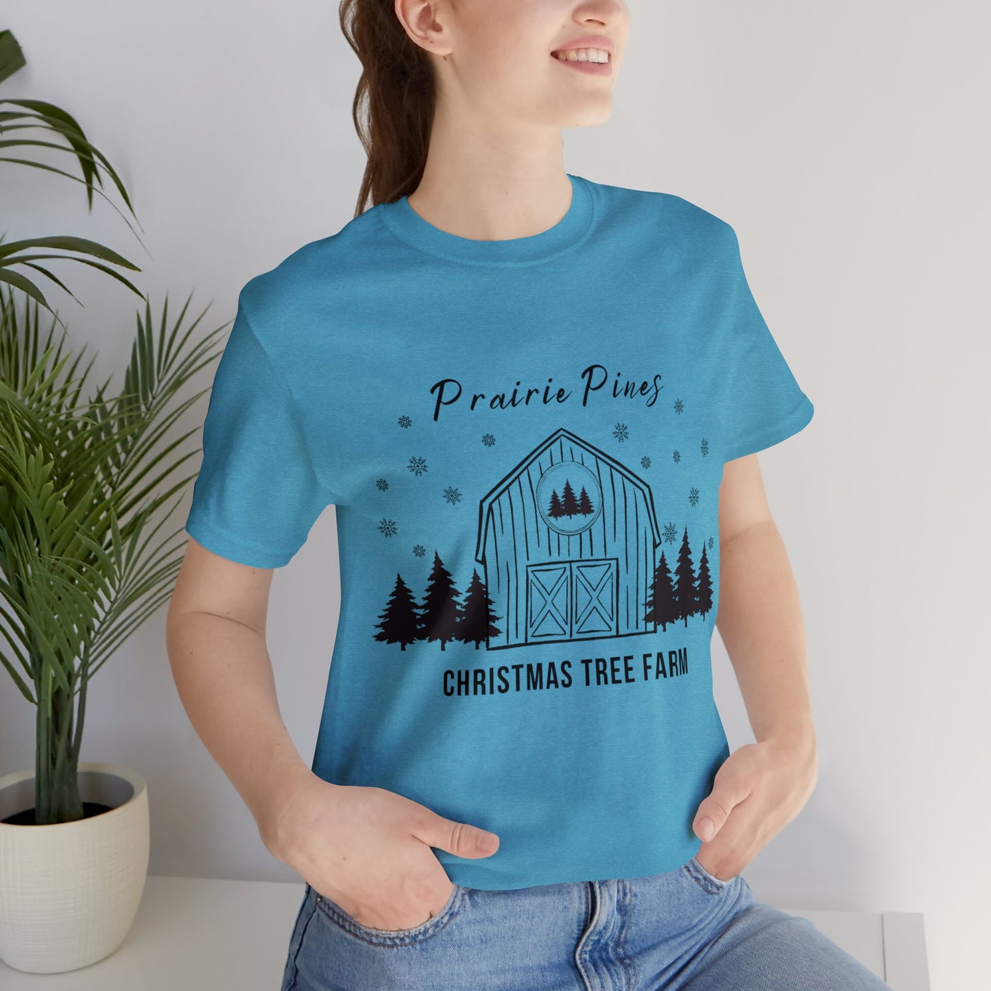 Prairie Pines Black Text - Unisex T-shirt