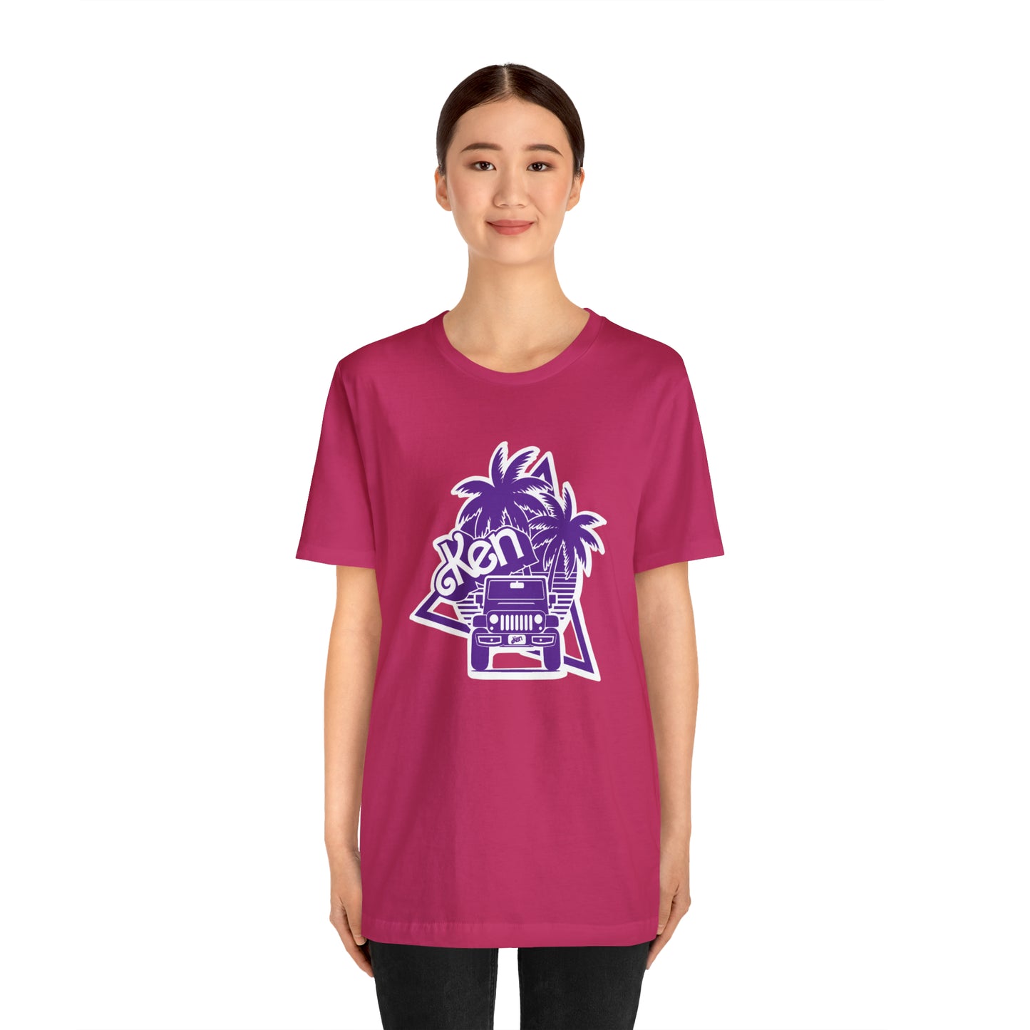 All Purple Ken, Beep Beep KEN Jeep, Unisex Jersey Short Sleeve Tee