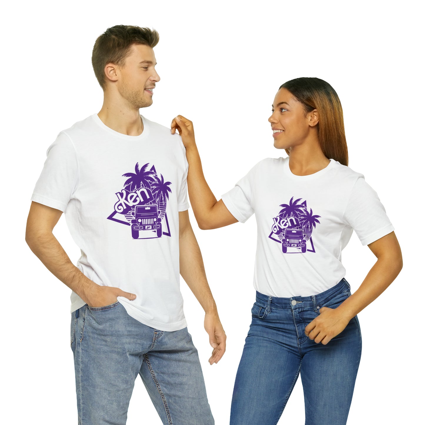 All Purple Ken, Beep Beep KEN Jeep, Unisex Jersey Short Sleeve Tee