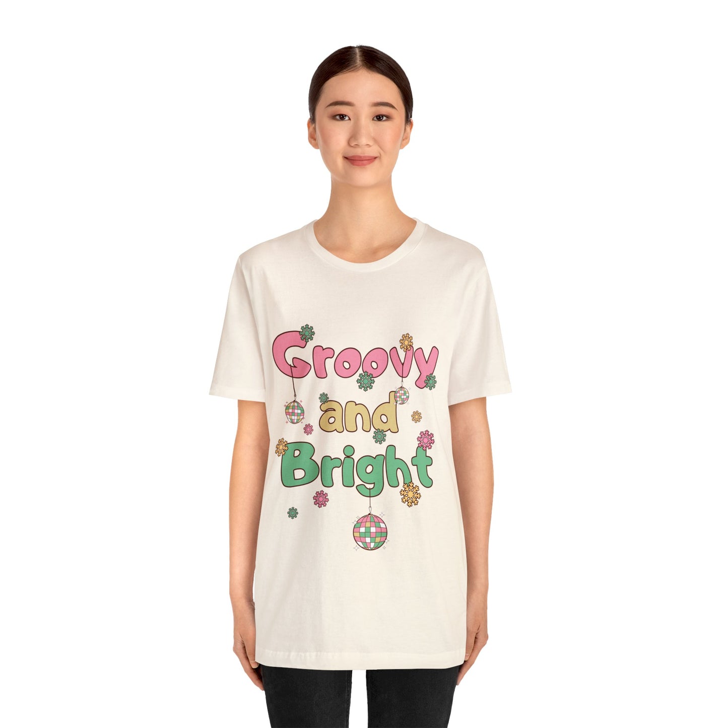 Pinkish Groovy and Bright Jingle Disco Ball - Unisex T-shirt