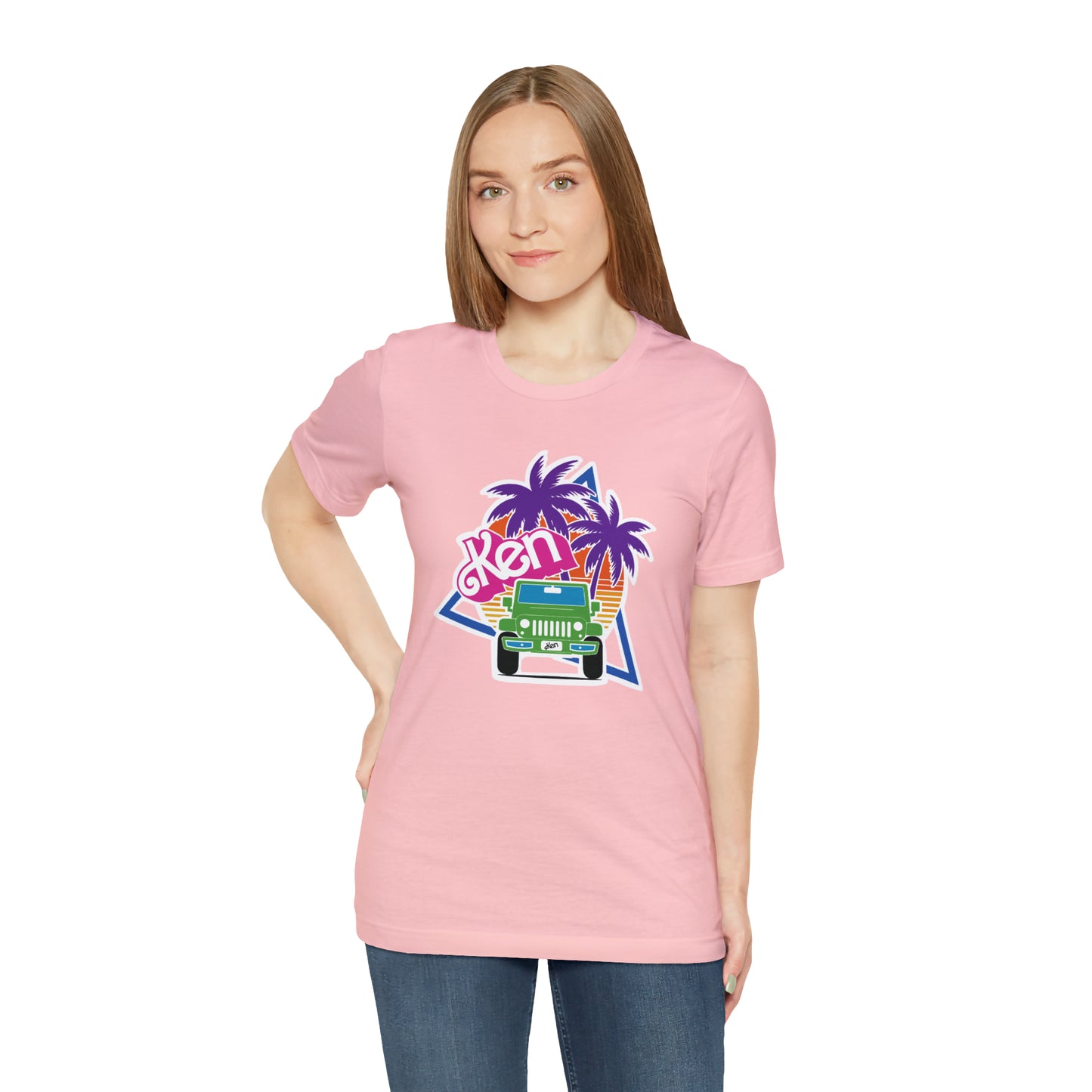 Green Ken, Beep Beep KEN Jeep, Unisex Jersey Short Sleeve Tee