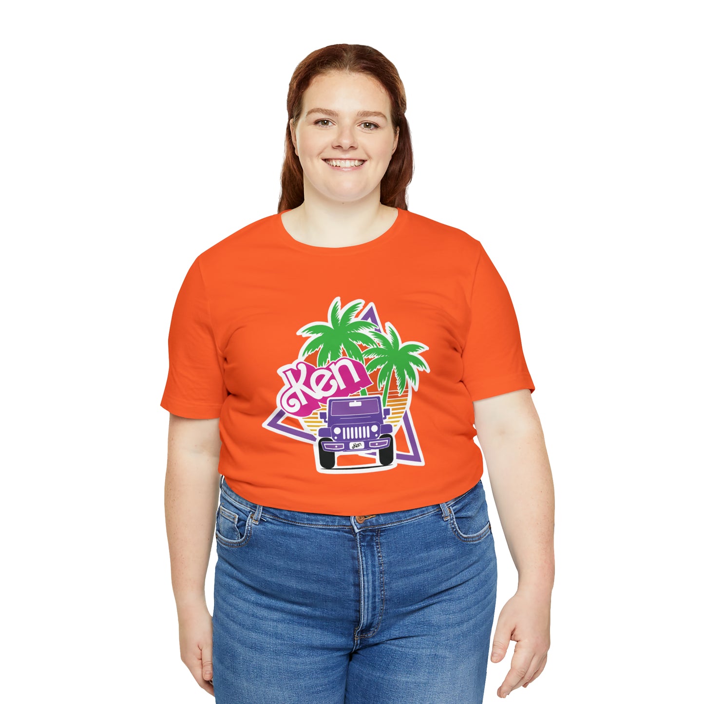 Purple Ken, Beep Beep KEN Jeep, Unisex Jersey Short Sleeve Tee