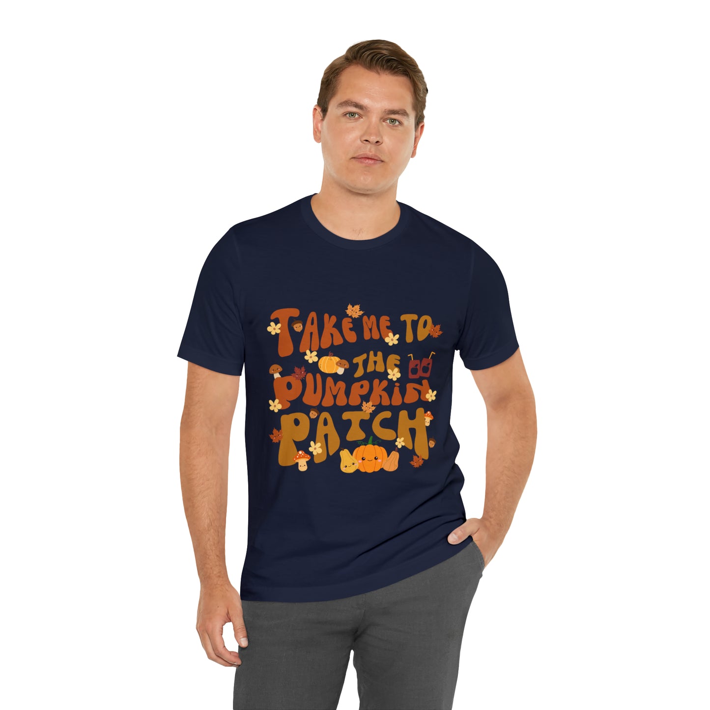 Take me to the Pumpkin Patch, Unisex Jersey Short Sleeve Tee