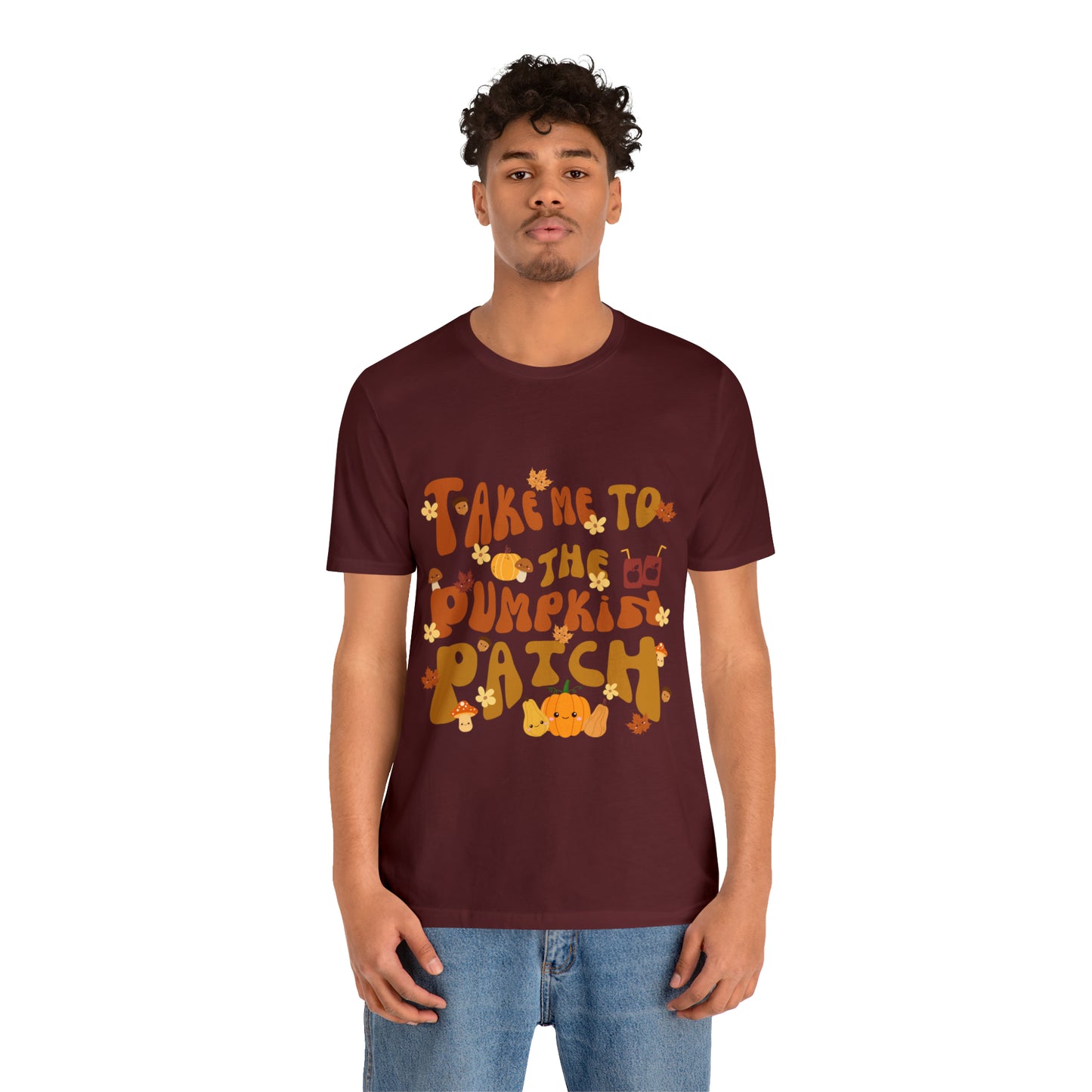 Take me to the Pumpkin Patch, Unisex Jersey Short Sleeve Tee