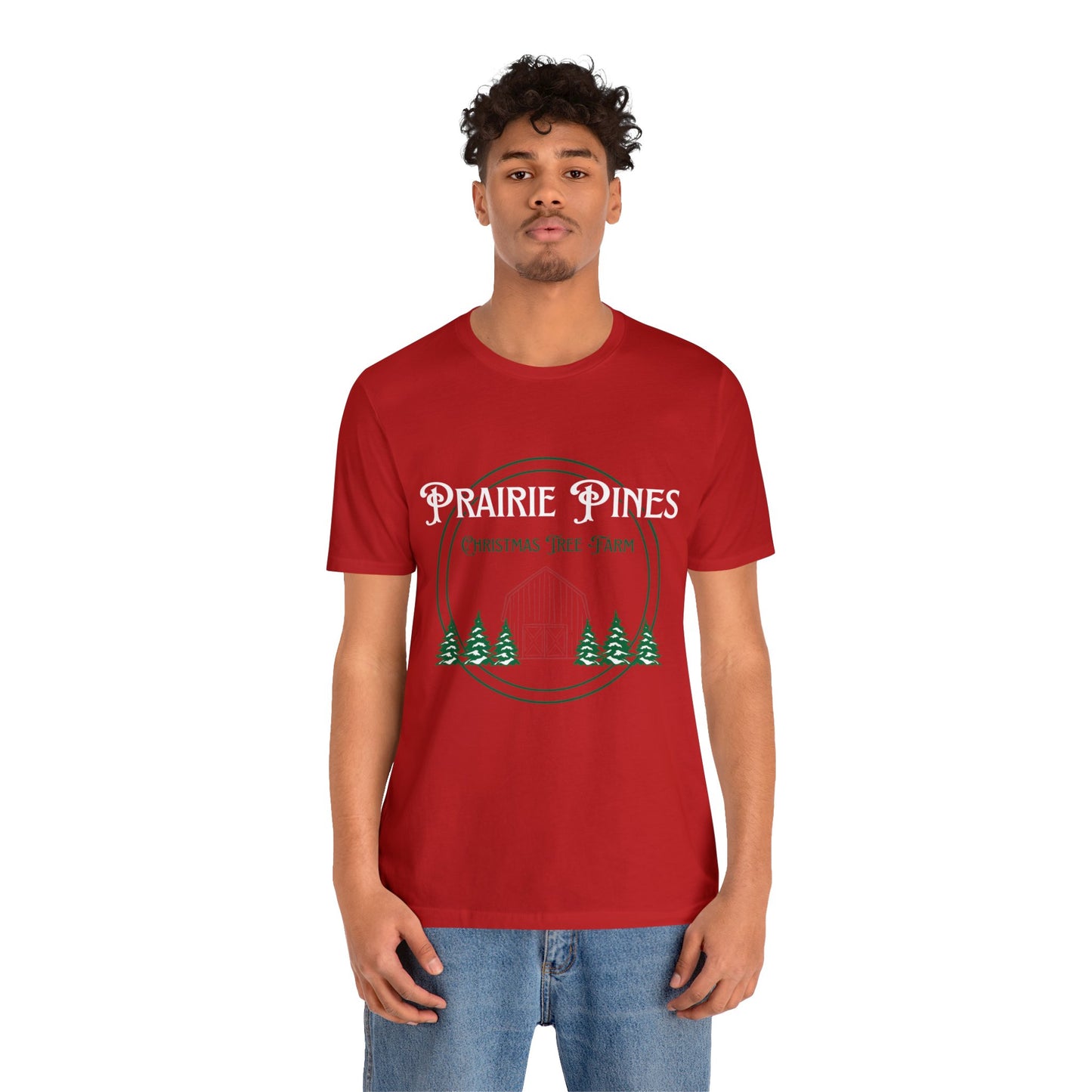 Vintage Prairie Pines Christmas Tree Farm - Unisex T-shirt