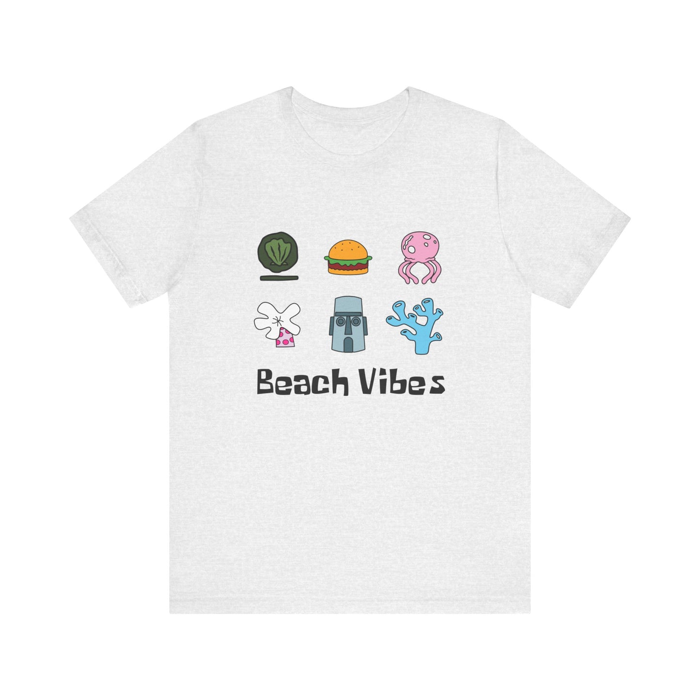 No frame Spongey Beach Vibes - Unisex Shirt