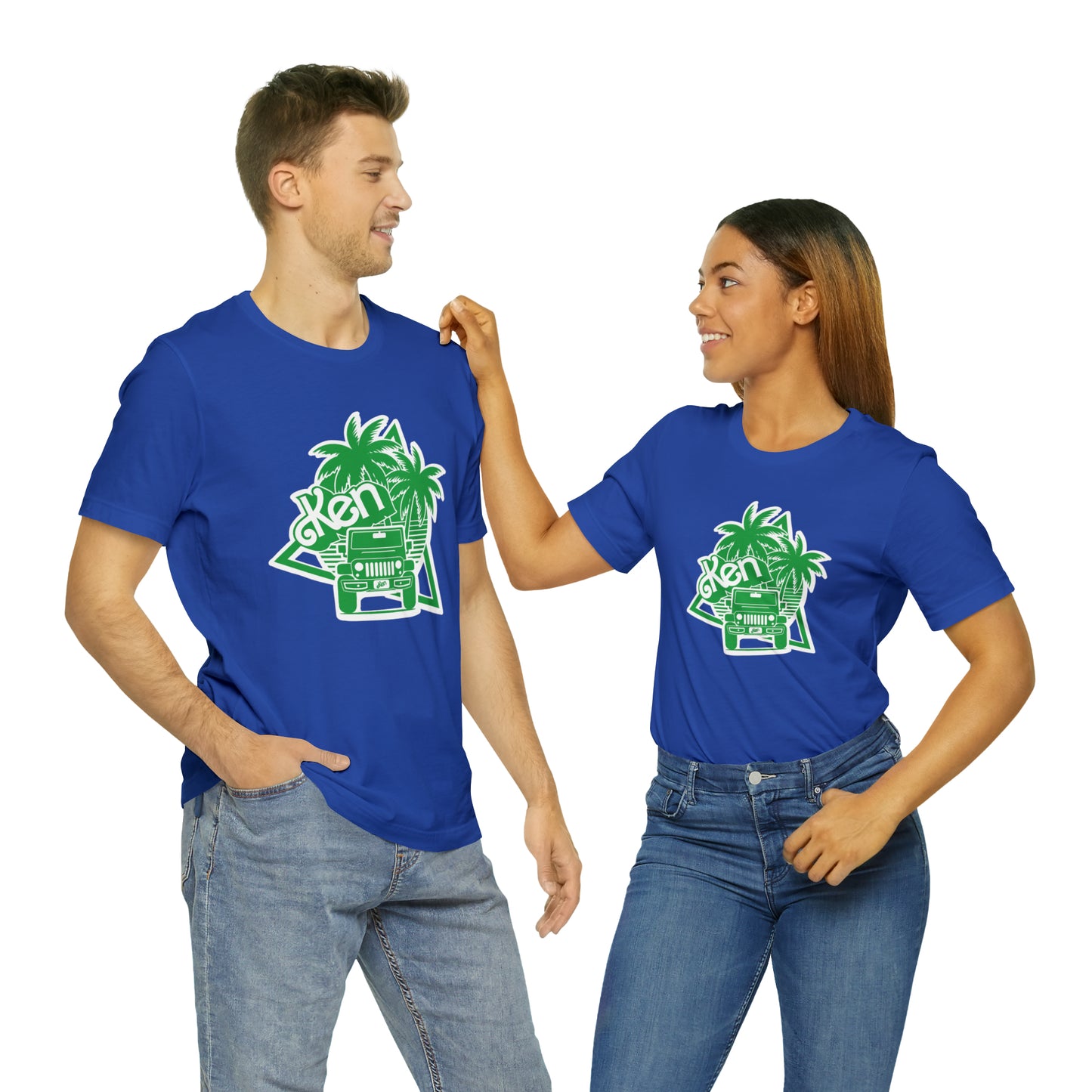All green Ken, Beep Beep KEN Jeep, Unisex Jersey Short Sleeve Tee