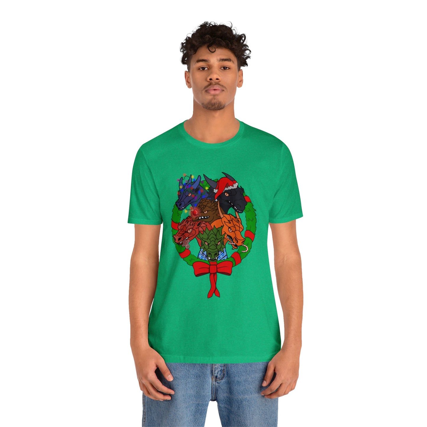 Dragon Christmas with no snow version - Unisex T-shirt